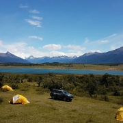 Acampamento do projeto Parque Nacional Los Glaciares Argentina 
