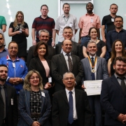 Reitor Leonardo Beroldt recebe a Medalha do Mérito Farroupilha 