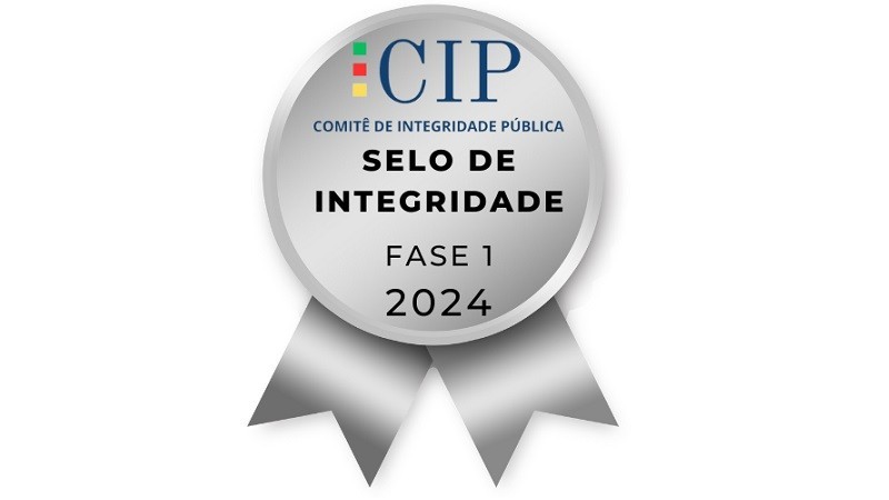 Selo concedido agora corresponde à 1ª Fase de ações da Política de Integridade.