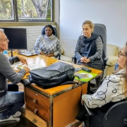 Reunião com a Deputada Sofia Cavedon no Campus Central da Uergs