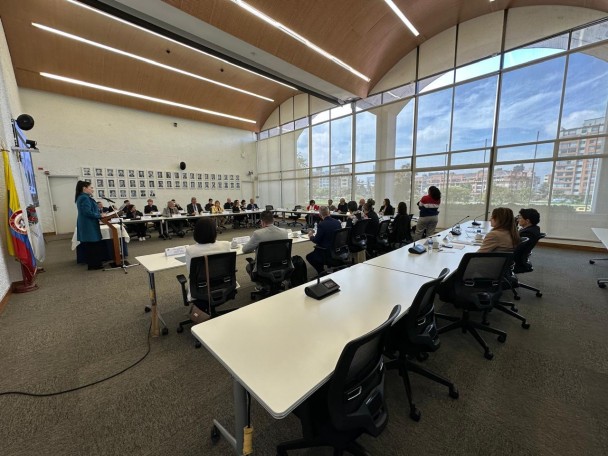 Visita à Universidad Nacional de Colômbia (UNAL), em Bogotá.