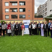 Comitiva em visita à Asociación Colombiana de Universidades (ASCUN). 