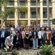 Visita à Universidad de Antioquia (UdeA), em Medellín.  